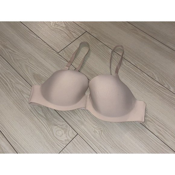 Warners 01344 Sleek Underneath Smooth Look Invisible Underwire Bra 36B Beige - Picture 1 of 6